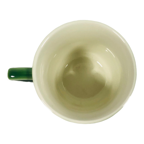 Vintage J & G Meakin Herloom Mugs Set of 2 Green Ceramic Handle Hot Beverages - Picture 7 of 8